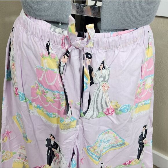 Nick & Nora Love & Marriage Pajamas Plus Size 3X NWOT 90's Y2K 2000's - Picture 10 of 15